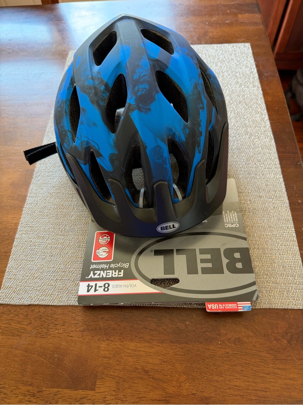 Bell Frenzy Bicycle Helmet in Blue